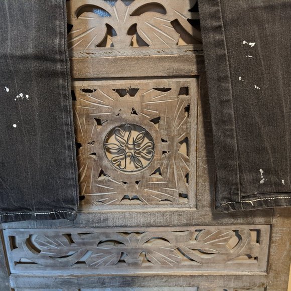 Euro Style Distressed Cotton Skinny Jeans - Picture 2 of 6